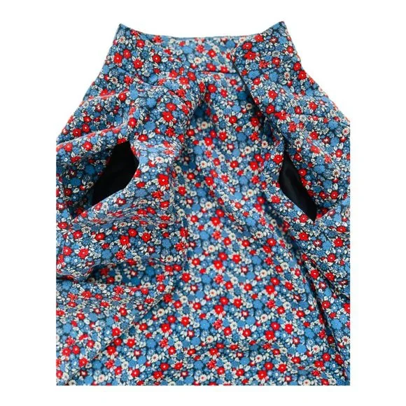 Tommy Hilfiger Multicolor Floral Print A-Line Skirt Women's Size 6 Flare - Picture 12 of 15